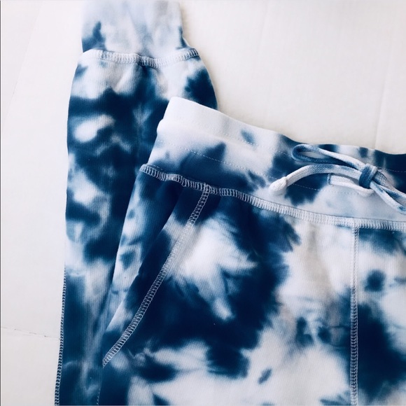 Tie Dye Navy Custom Joggers NEW - Picture 3 of 11
